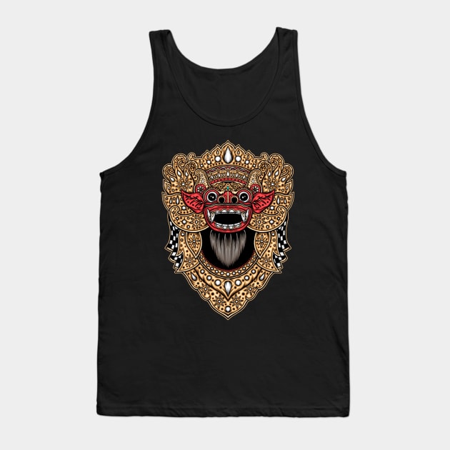 Barong bali traditional culture Tank Top by WODEXZ